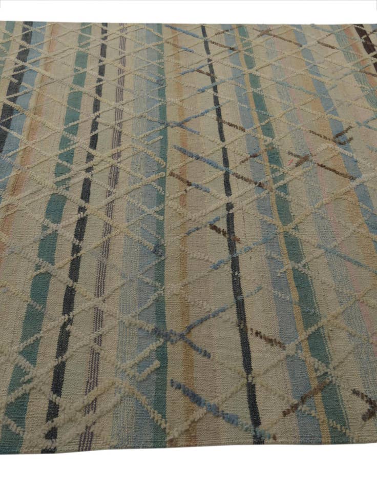 Detail image of  6' 7 x 10' 1  Hand Knotted Darya Wool Rug