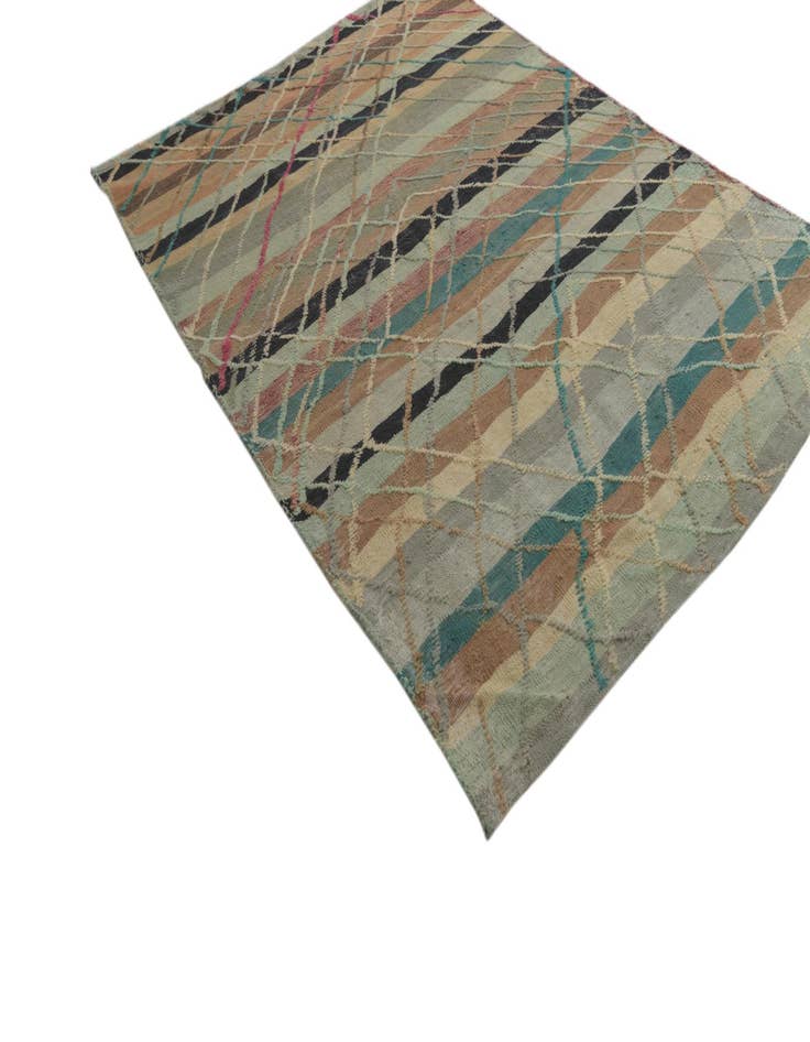 Detail image of  5' 6 x 7' 9  Hand Knotted Darya Wool Rug