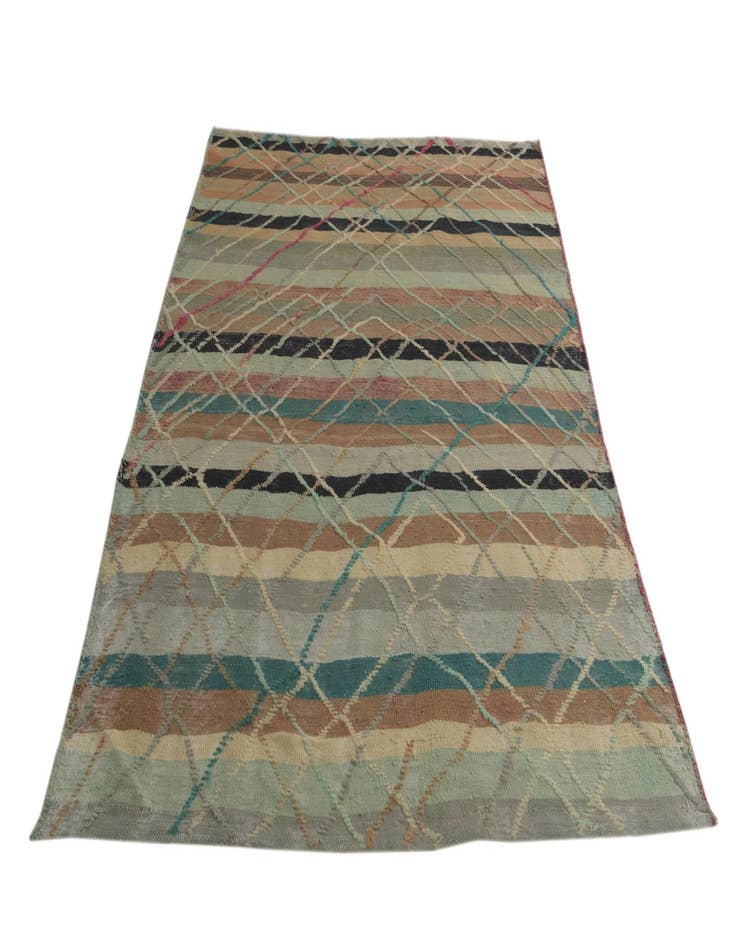 Detail image of  5' 6 x 7' 9  Hand Knotted Darya Wool Rug