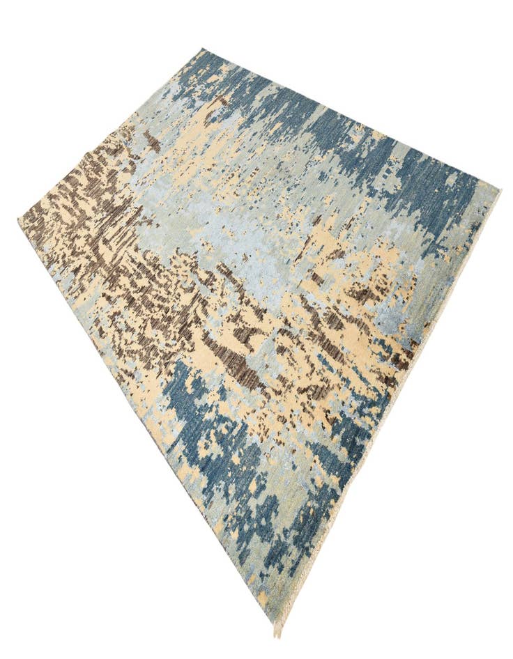 Detail image of  6' 1 x 9' 1  Hand Knotted Darya Rug