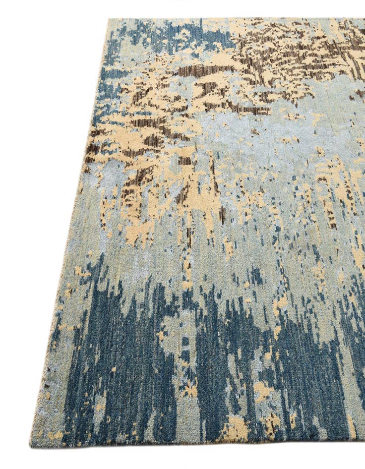 Detail image of  6' 1 x 9' 1  Hand Knotted Darya Rug