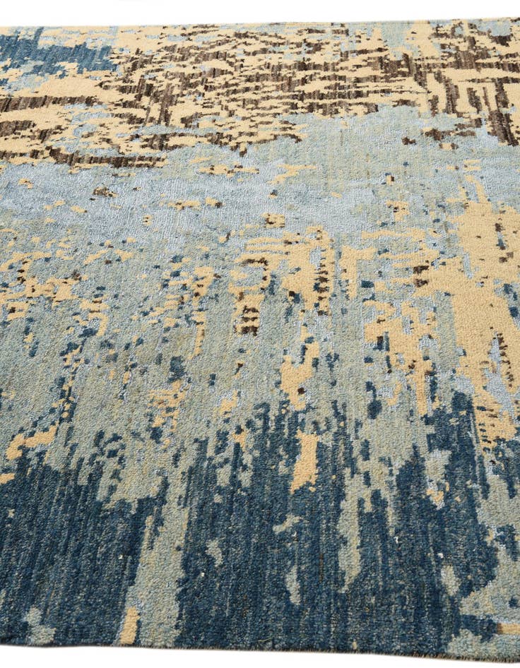 Detail image of  6' 1 x 9' 1  Hand Knotted Darya Rug