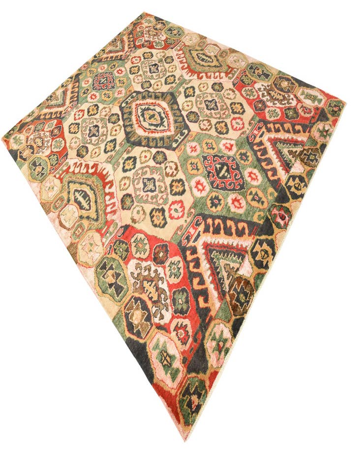 Detail image of  8' x 10' 5  Hand Knotted Darya Rug