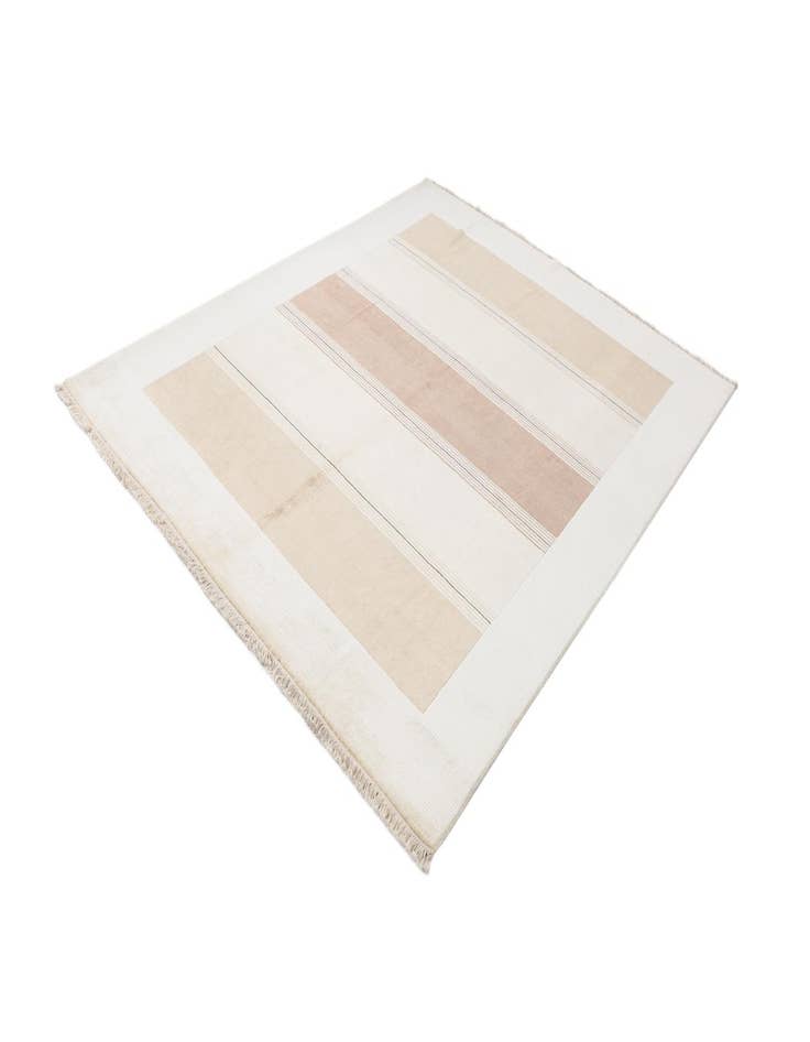 Detail image of  7' 10 x 9' 10  Hand Knotted Darya Wool Rug