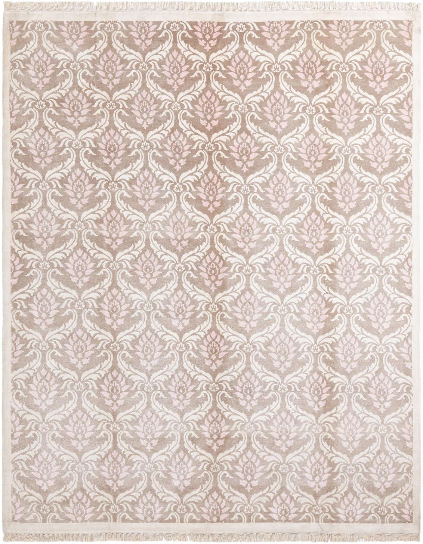 A rectangular 8x12 Darya rug featuring a modern oriental pattern in multi-colored hues with a high pile.