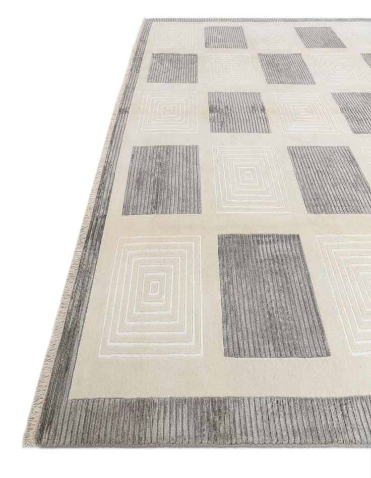 Detail image of  8' 2 x 11' 6  Hand Knotted Darya Wool Rug