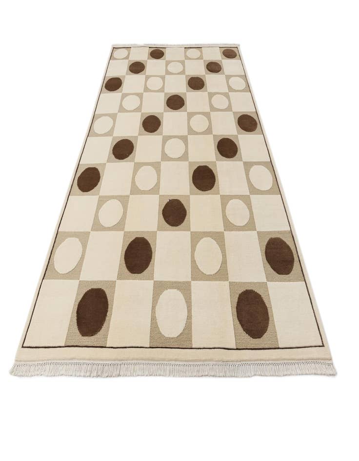 Detail image of  6' 6 x 9' 10  Hand Knotted Darya Wool Rug