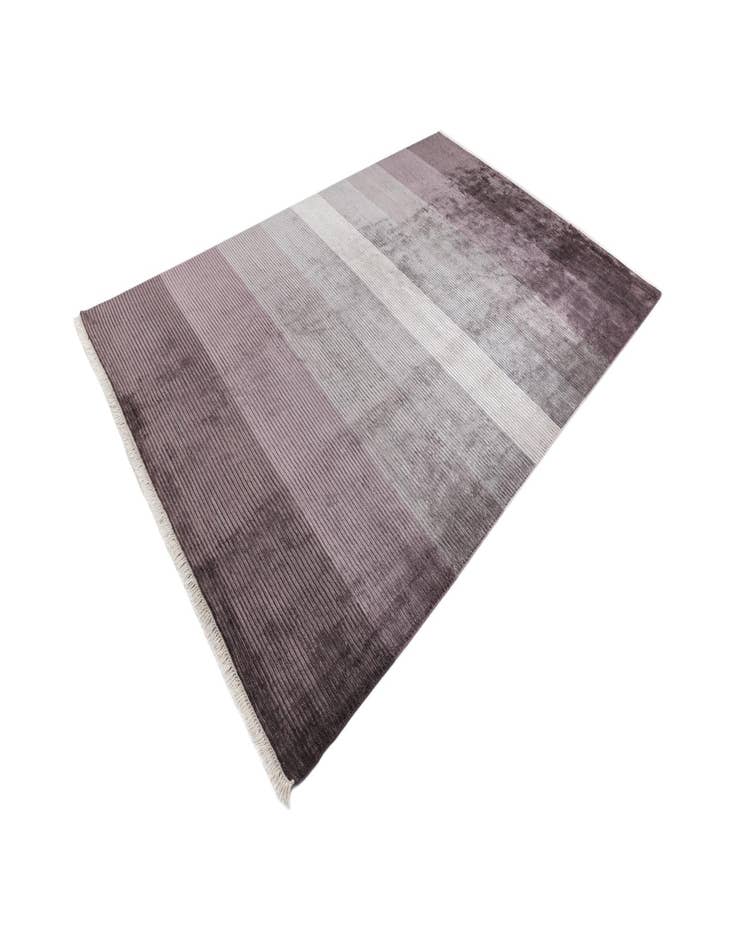 Detail image of  6' 7 x 10'  Hand Knotted Darya Wool Rug