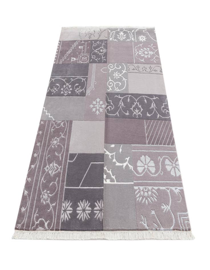 Detail image of  4' 6 x 6' 9  Hand Knotted Darya Wool Rug