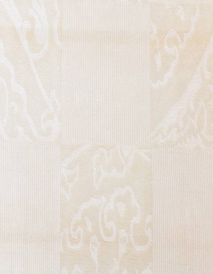 Detail image of  5' 9 x 8'  Hand Knotted Darya Wool Rug