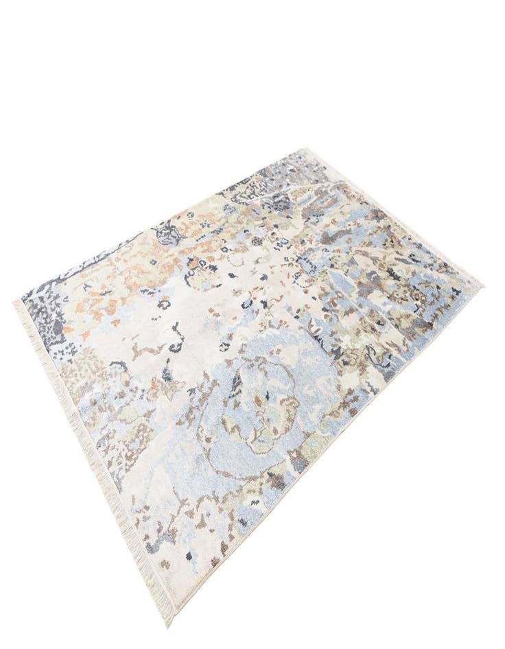 Detail image of  5' 7 x 7' 9  Hand Knotted Darya Wool Rug