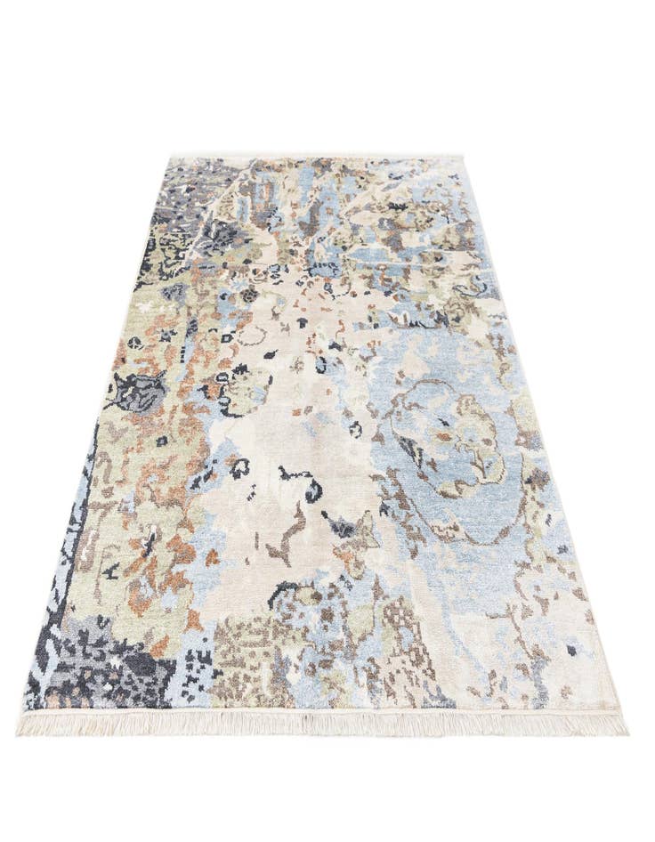 Detail image of  5' 7 x 7' 9  Hand Knotted Darya Wool Rug