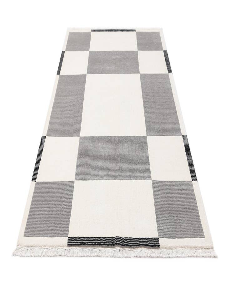 Detail image of  5' 7 x 8'  Hand Knotted Darya Wool Rug