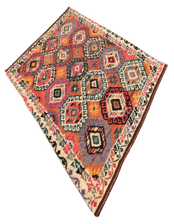 Detail image of  5' x 7'  Hand Knotted Darya Wool Rug