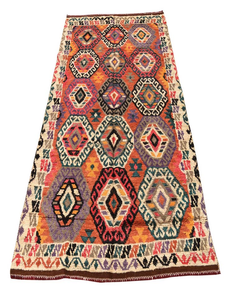 Detail image of  5' x 7'  Hand Knotted Darya Wool Rug