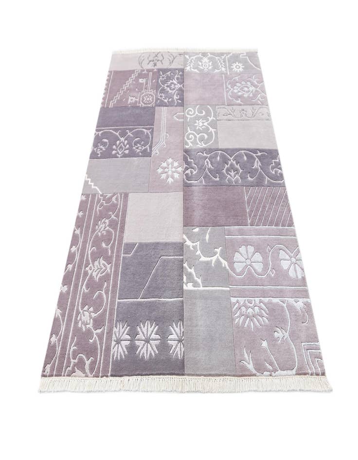 Detail image of  4' 7 x 6' 9  Hand Knotted Darya Wool Rug