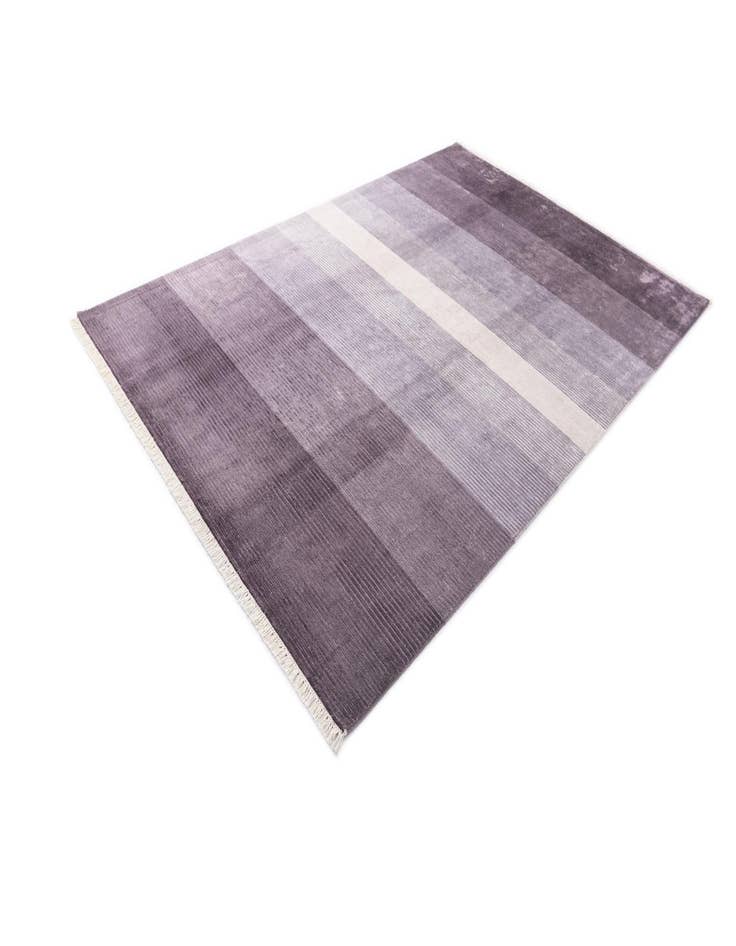 Detail image of  6' 8 x 10'  Hand Knotted Darya Wool Rug