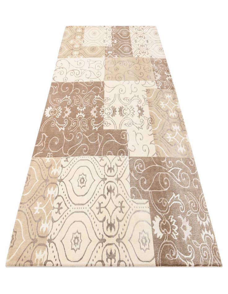 Detail image of  6' 9 x 9' 11  Hand Knotted Darya Wool Rug