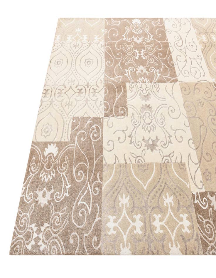 Detail image of  6' 9 x 9' 11  Hand Knotted Darya Wool Rug