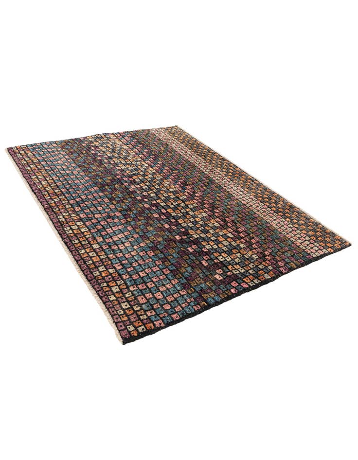 Detail image of  4' 1 x 5' 5  Hand Knotted Darya Wool Rug