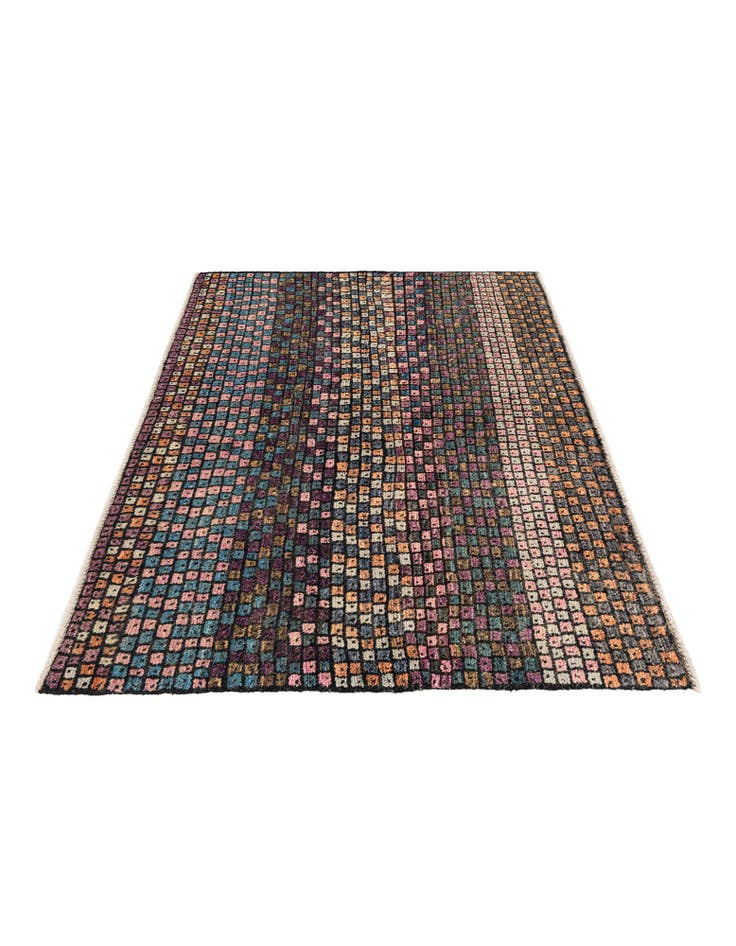 Detail image of  4' 1 x 5' 5  Hand Knotted Darya Wool Rug