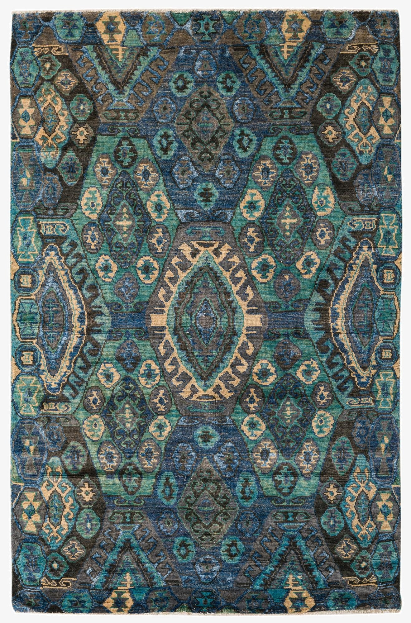  5' 2 x 7' 10  Hand Knotted Darya Rug