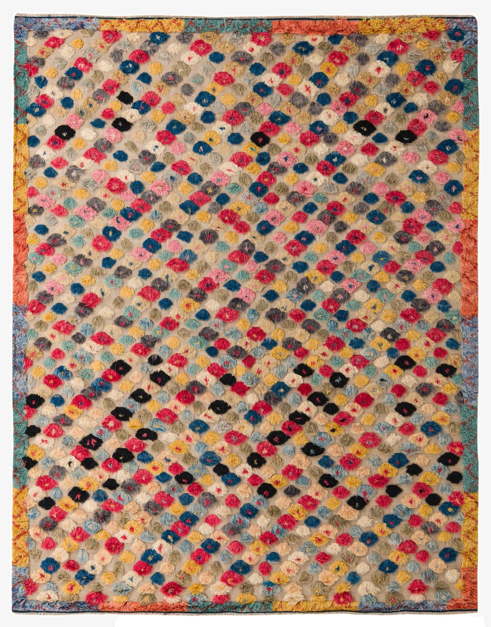  8' 1 x 10'  Hand Knotted Darya Wool Rug