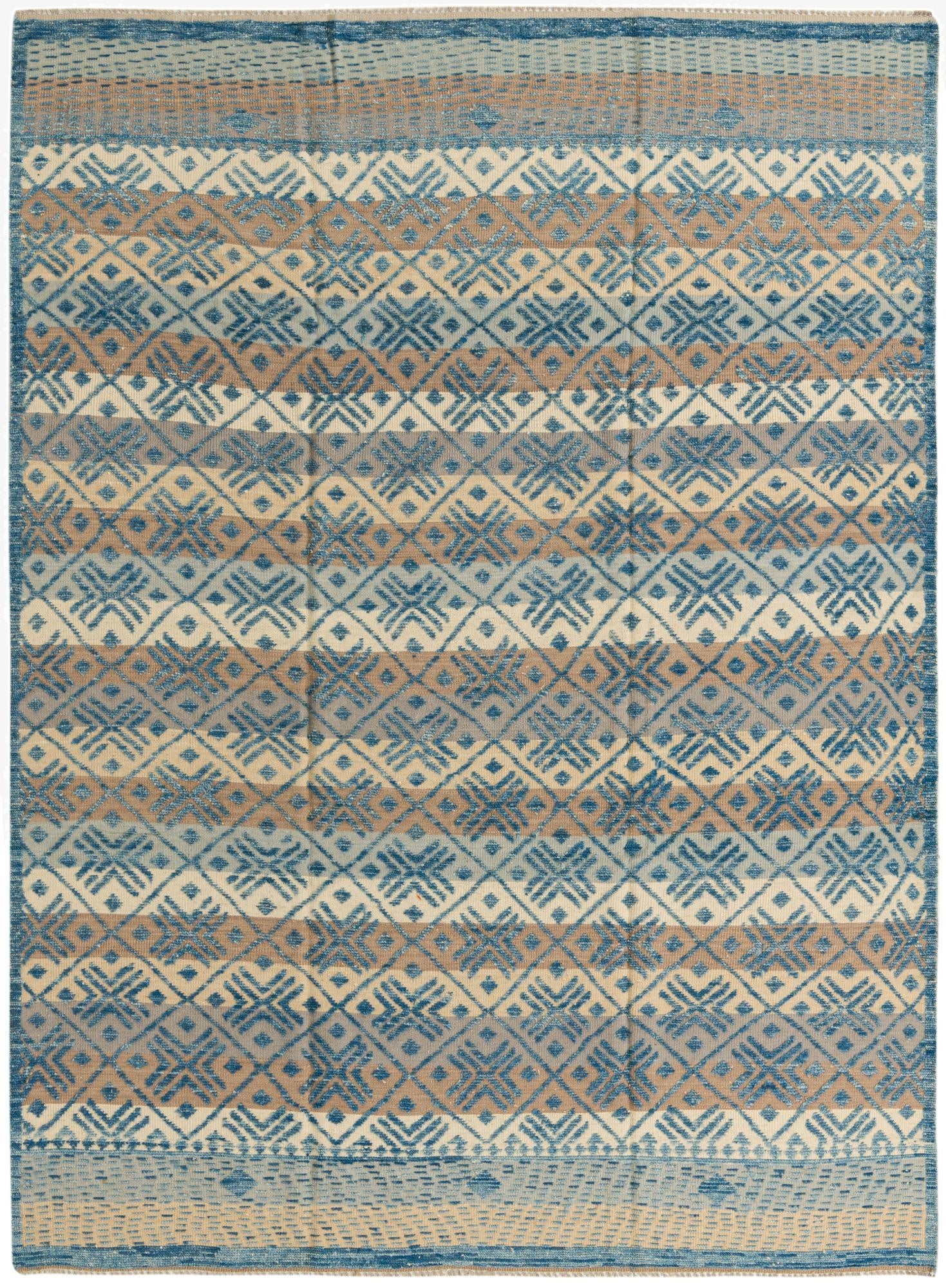  7' 8 x 10' 6  Hand Knotted Darya Wool Rug
