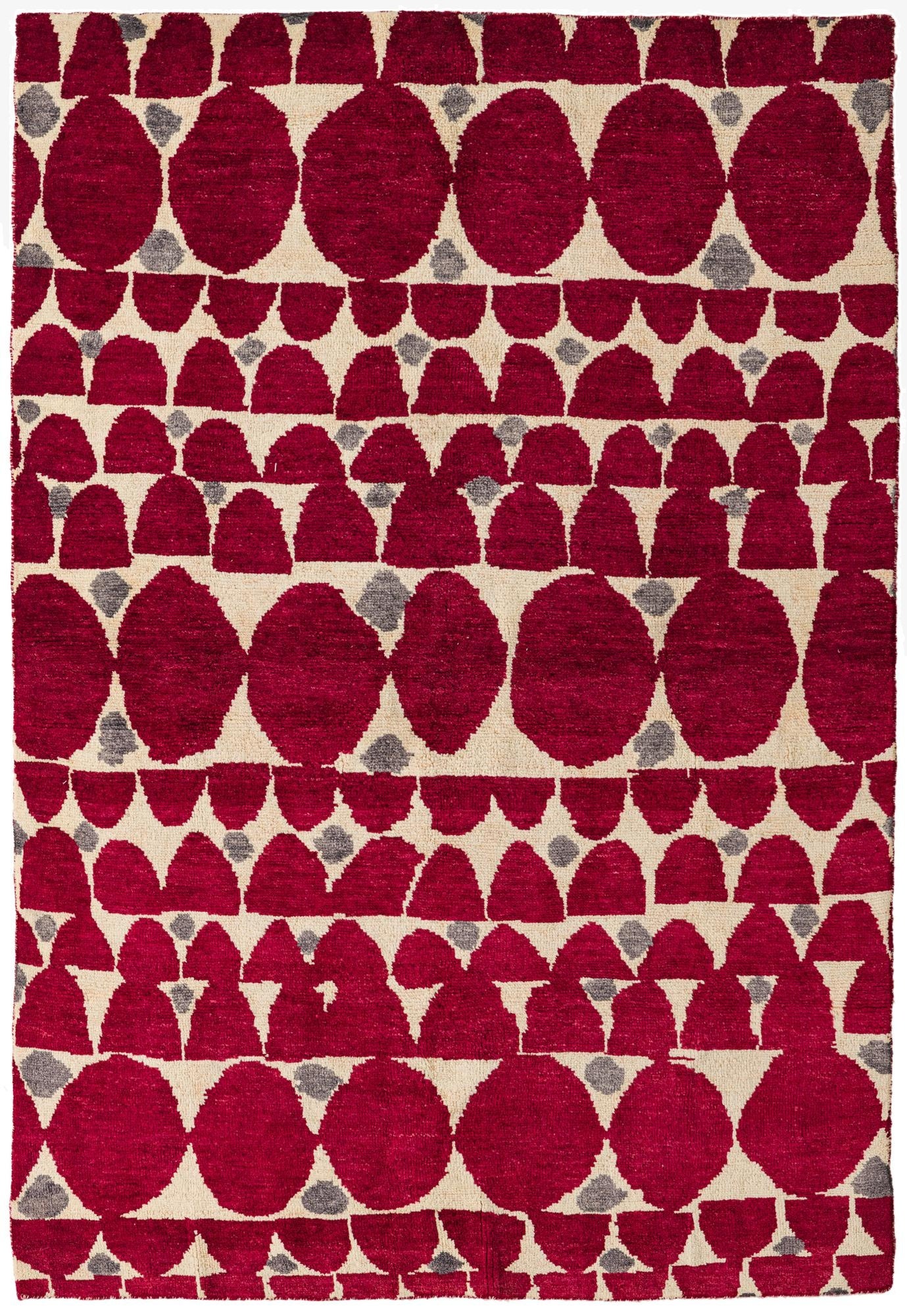  5' 4 x 7' 10  Hand Knotted Darya Wool Rug