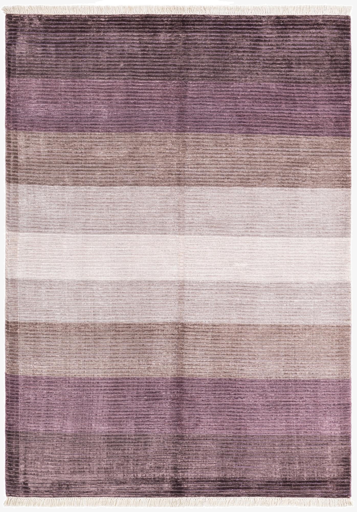  4' 11 x 6' 9  Hand Knotted Darya Wool Rug