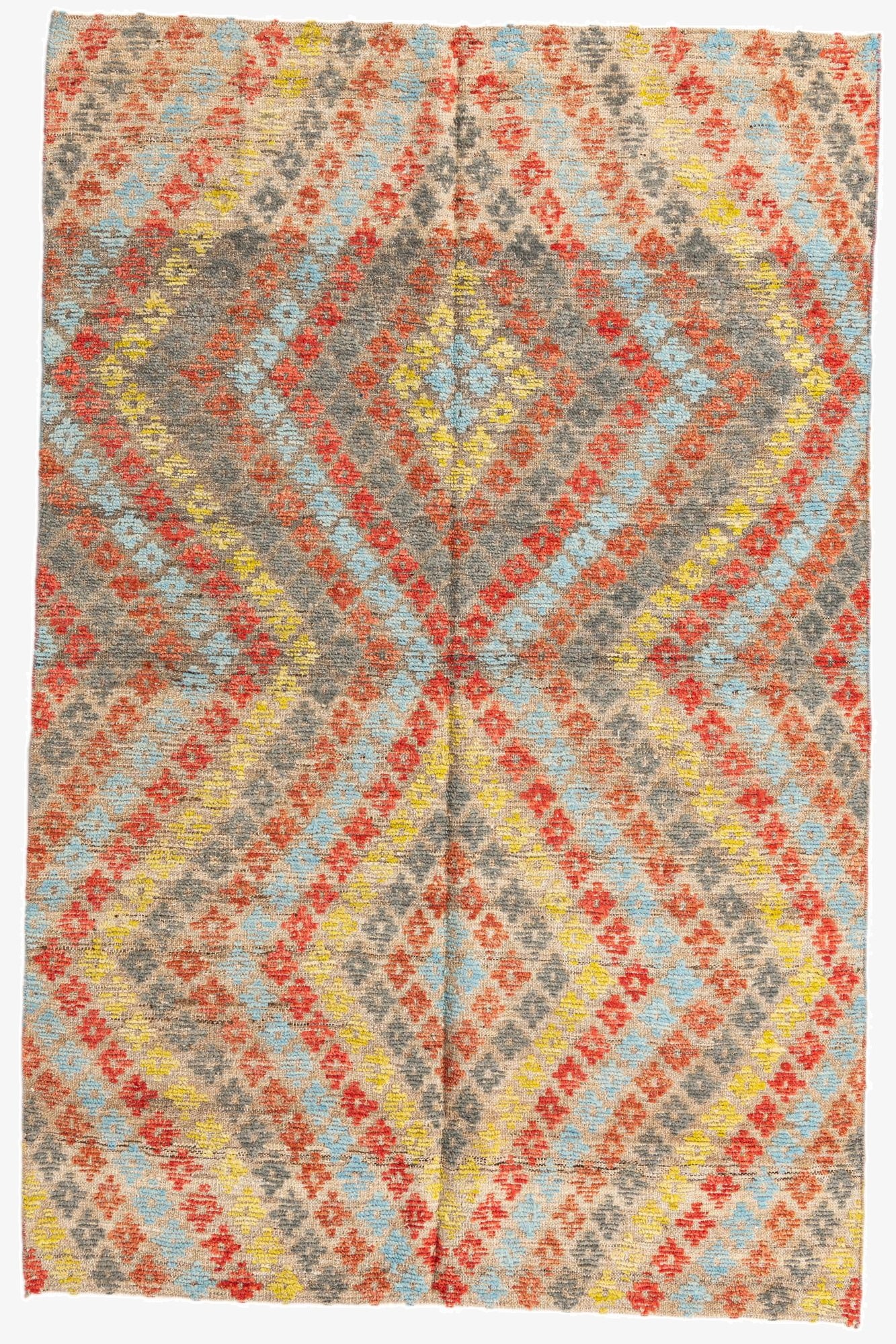  5' 6 x 8' 4  Hand Knotted Darya Wool Rug