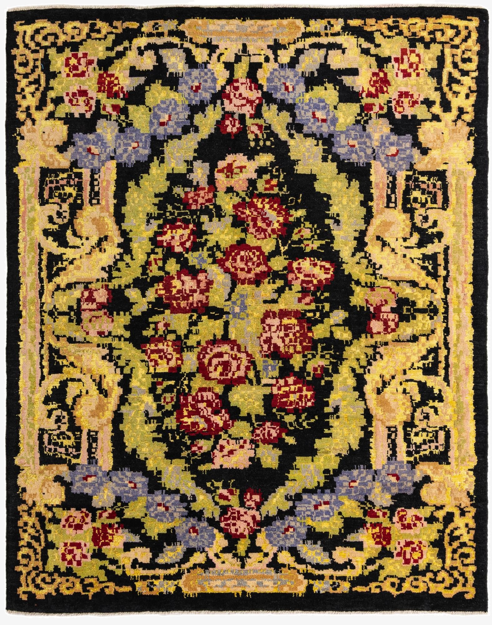  8' x 10' 1  Hand Knotted Darya Rug