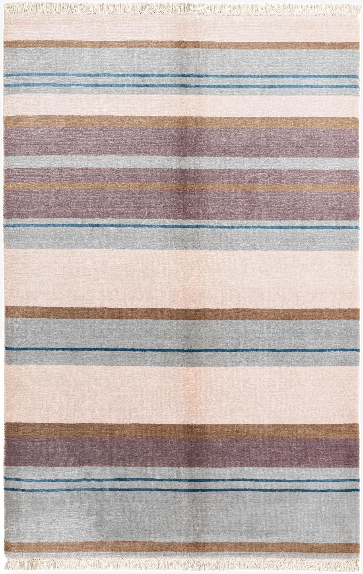  3' 11 x 5' 11  Hand Knotted Darya Wool Rug