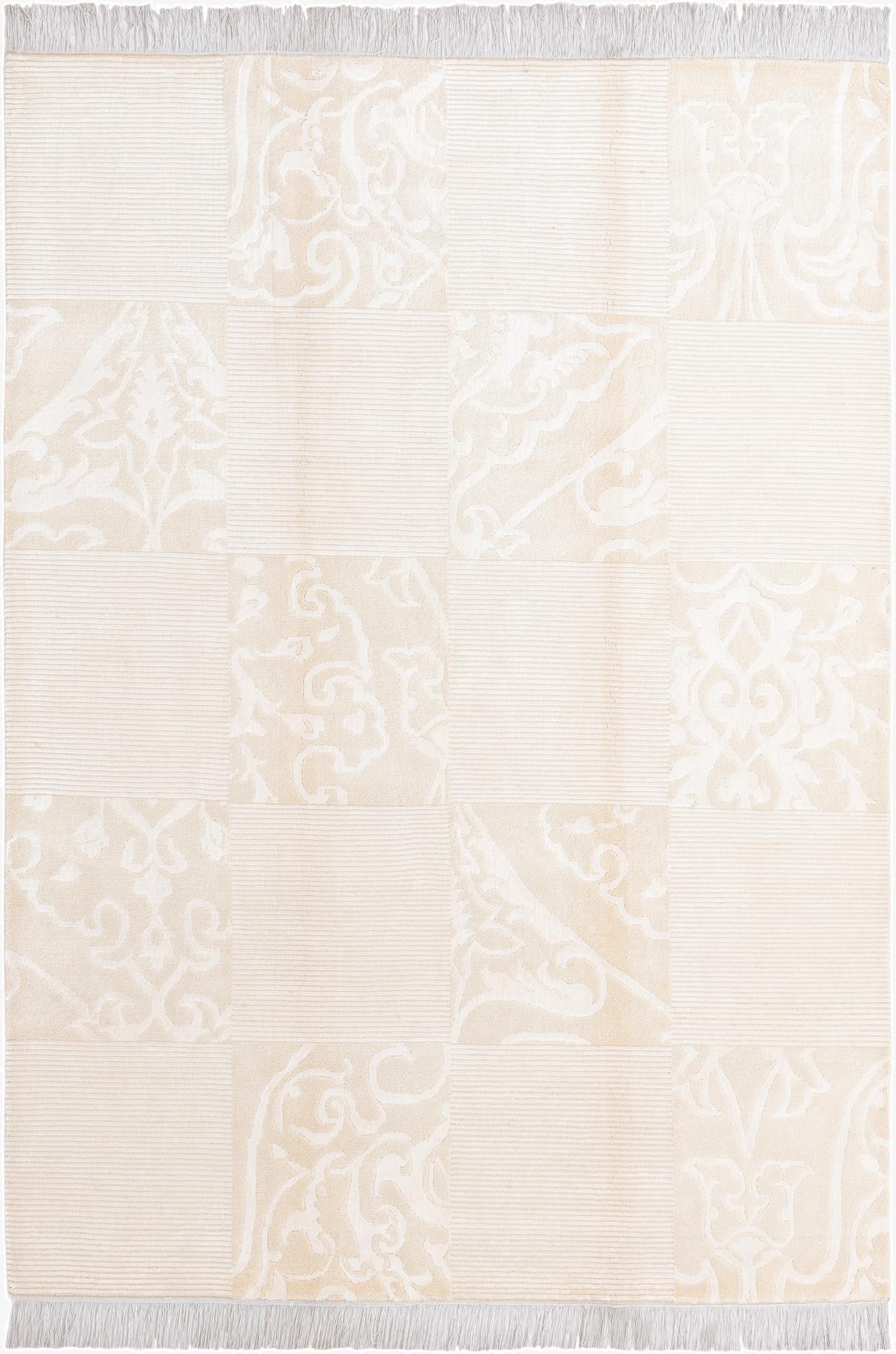  5' 9 x 8'  Hand Knotted Darya Wool Rug