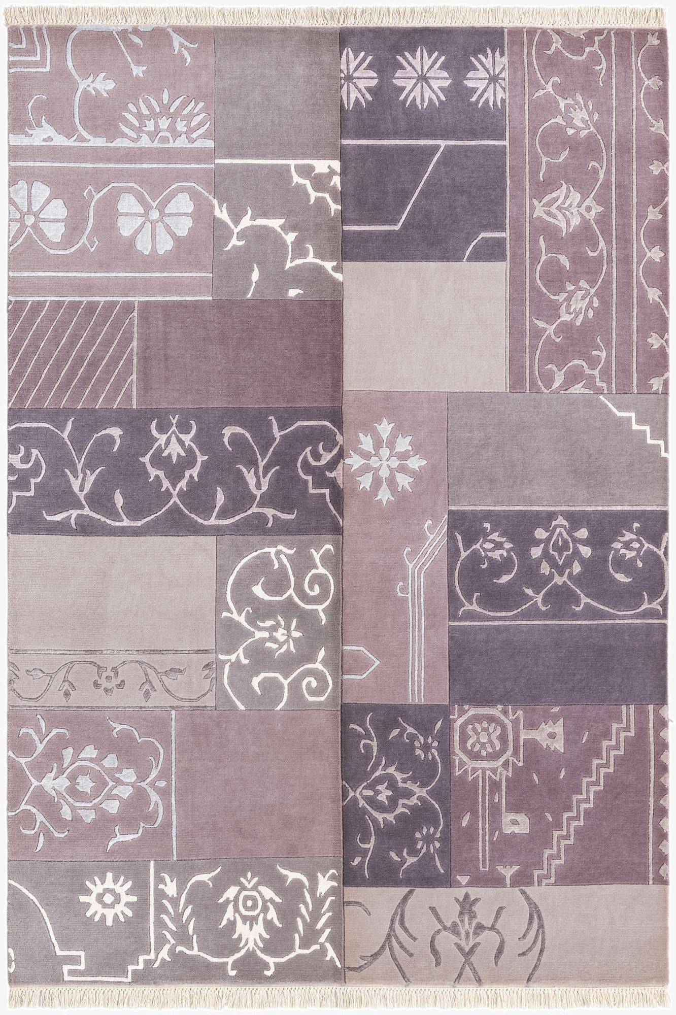  4' 7 x 6' 9  Hand Knotted Darya Wool Rug