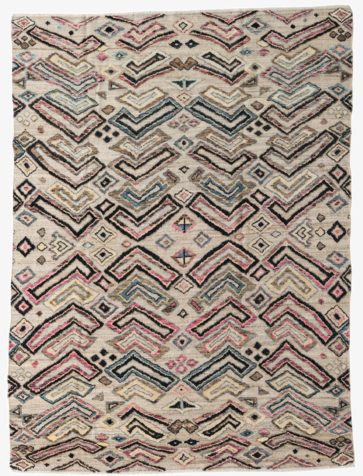  8' x 10' 9  Hand Knotted Darya Wool Rug