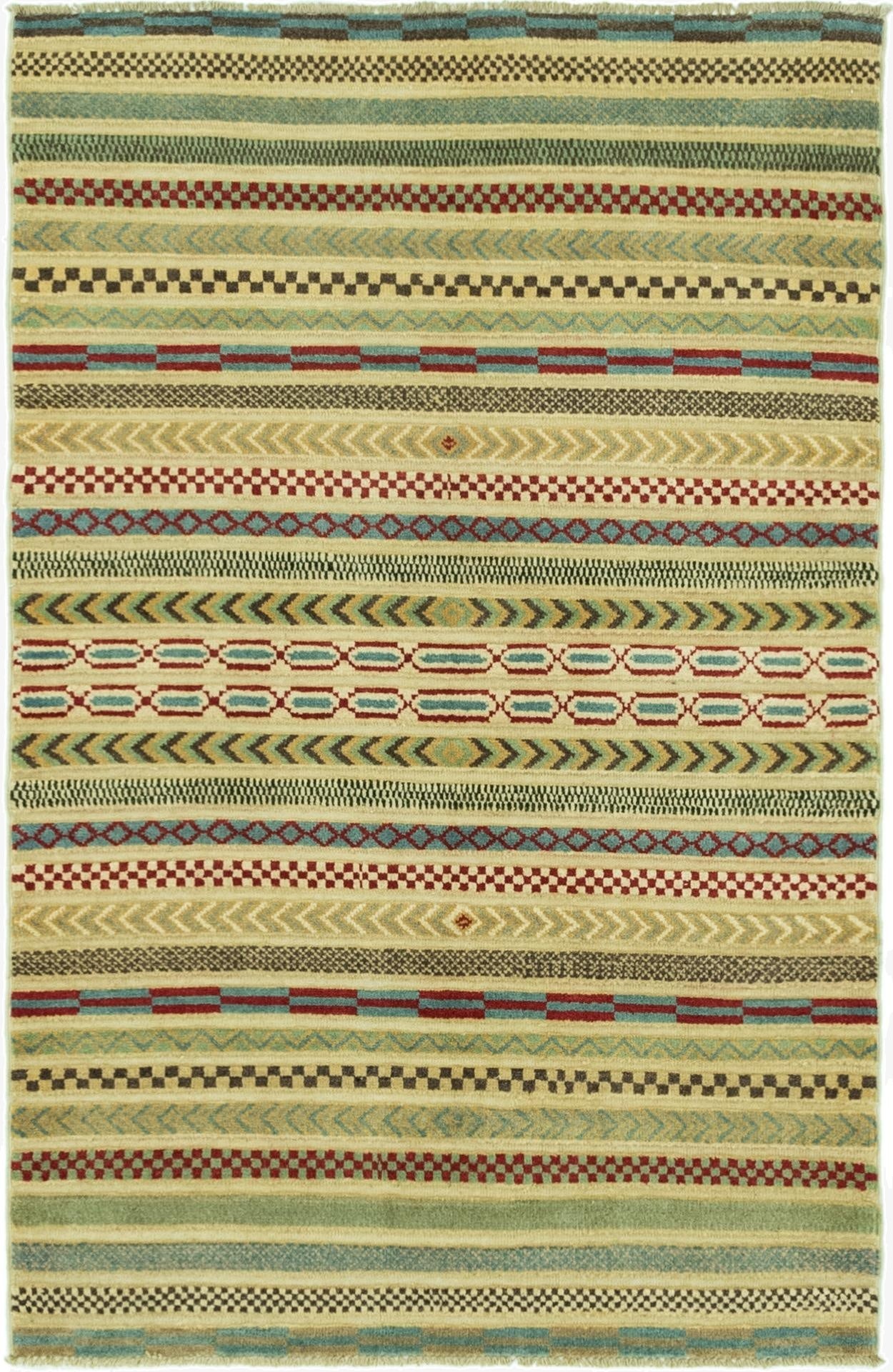  3' 3 x 5' 1  Hand Knotted Darya Rug