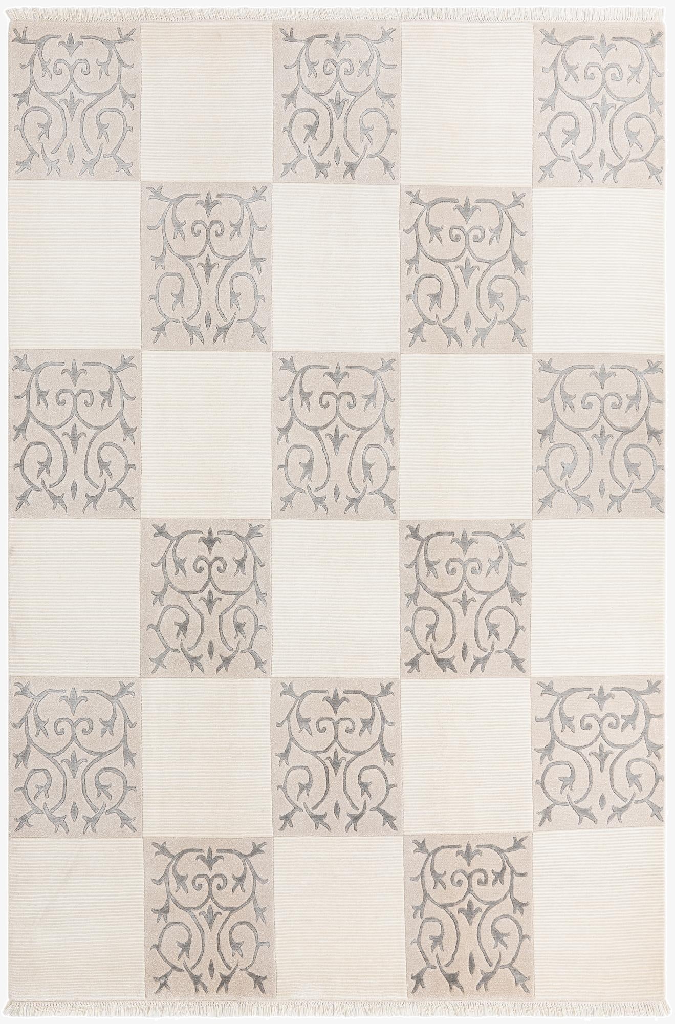  6' 7 x 9' 10  Hand Knotted Darya Wool Rug