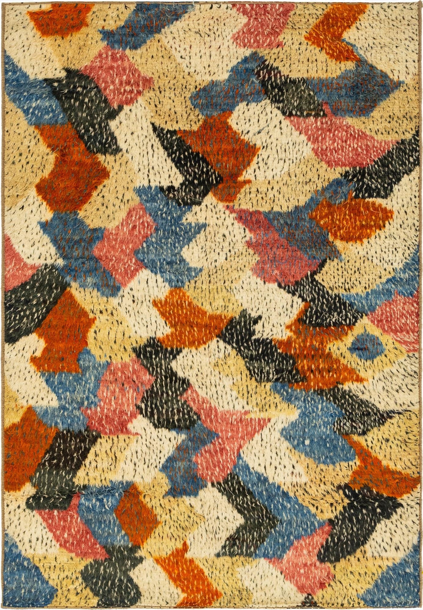  6' 5 x 9' 5  Hand Knotted Darya Wool Rug