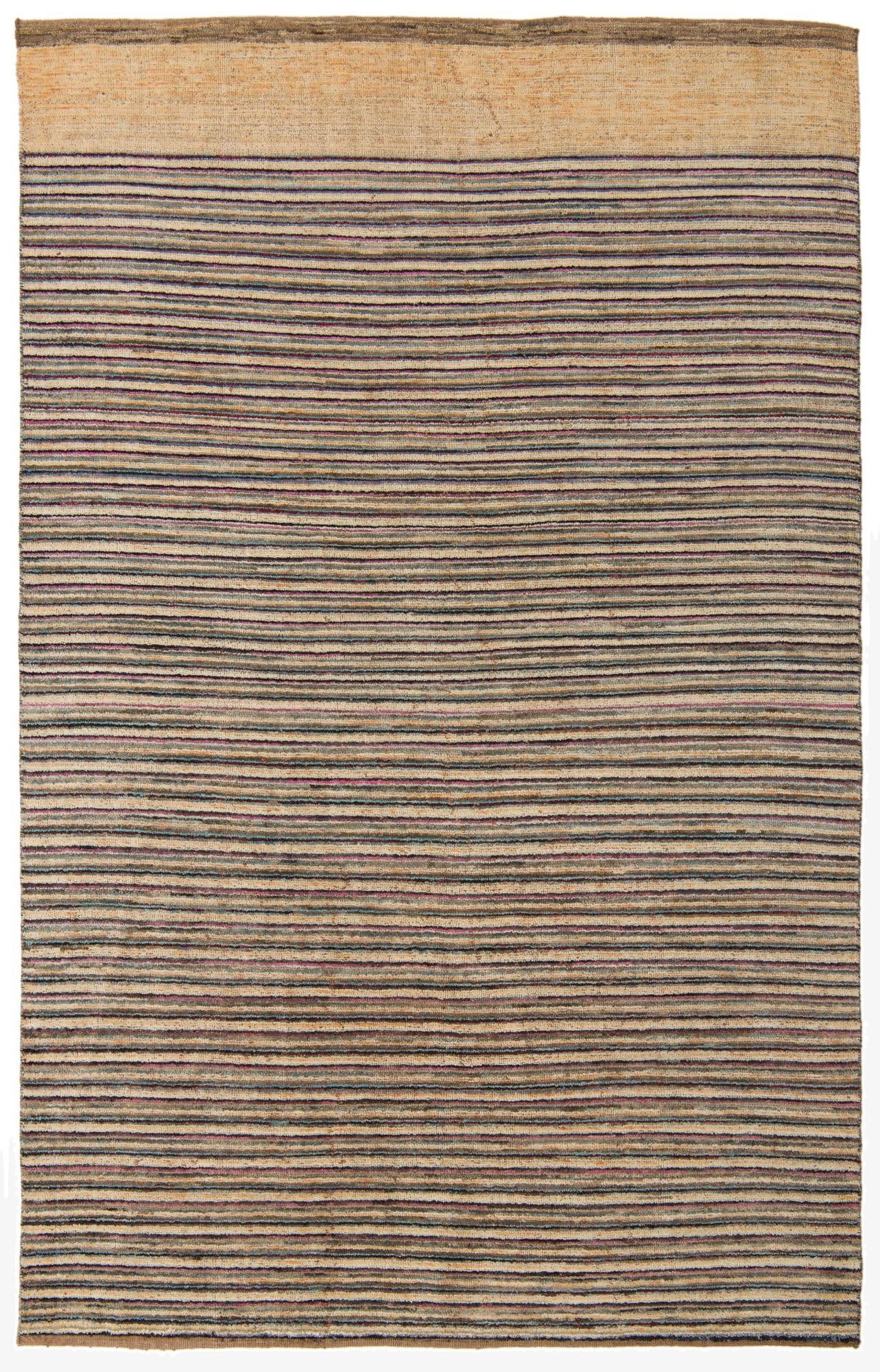  6' 8 x 10' 2  Hand Knotted Darya Wool Rug