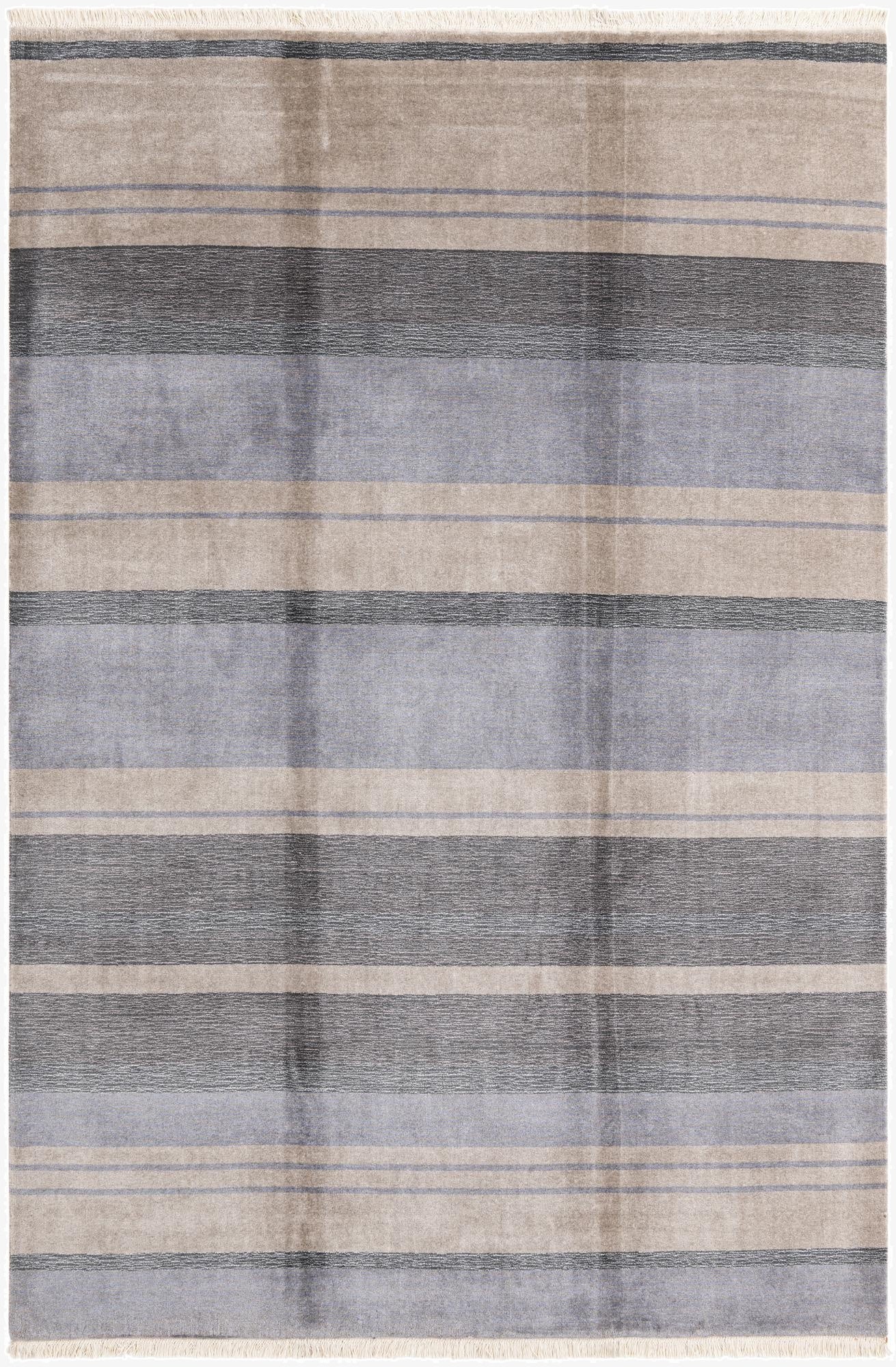  6' 6 x 9' 9  Hand Knotted Darya Wool Rug