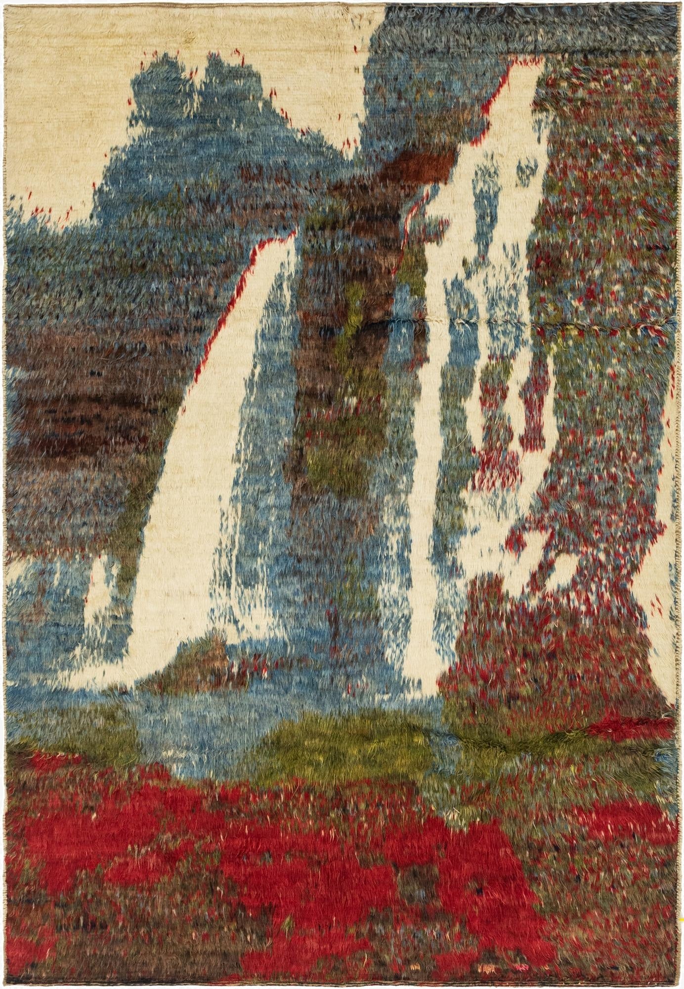  6' 6 x 9' 6  Hand Knotted Darya Wool Rug