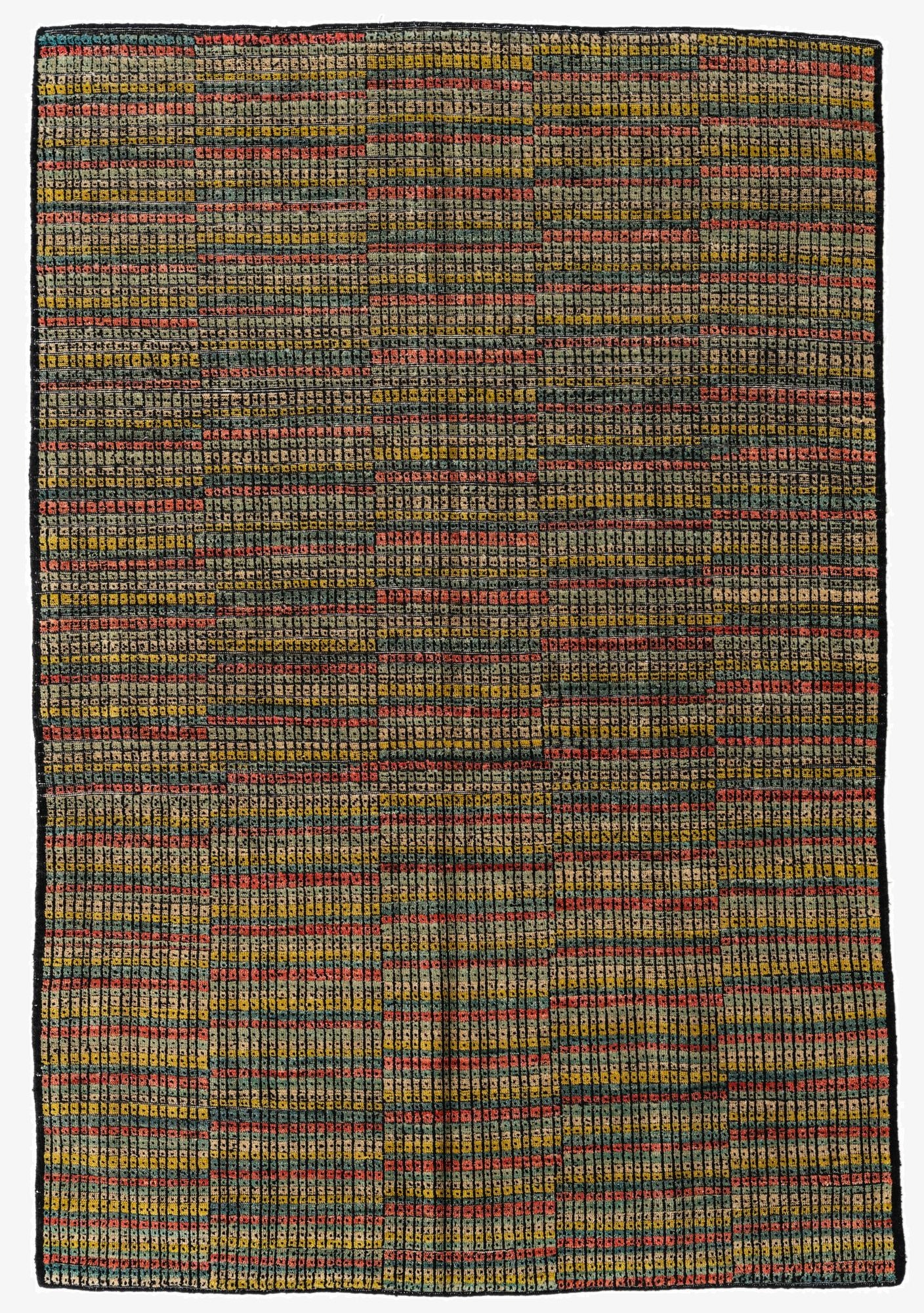  5' 4 x 8'  Hand Knotted Darya Wool Rug