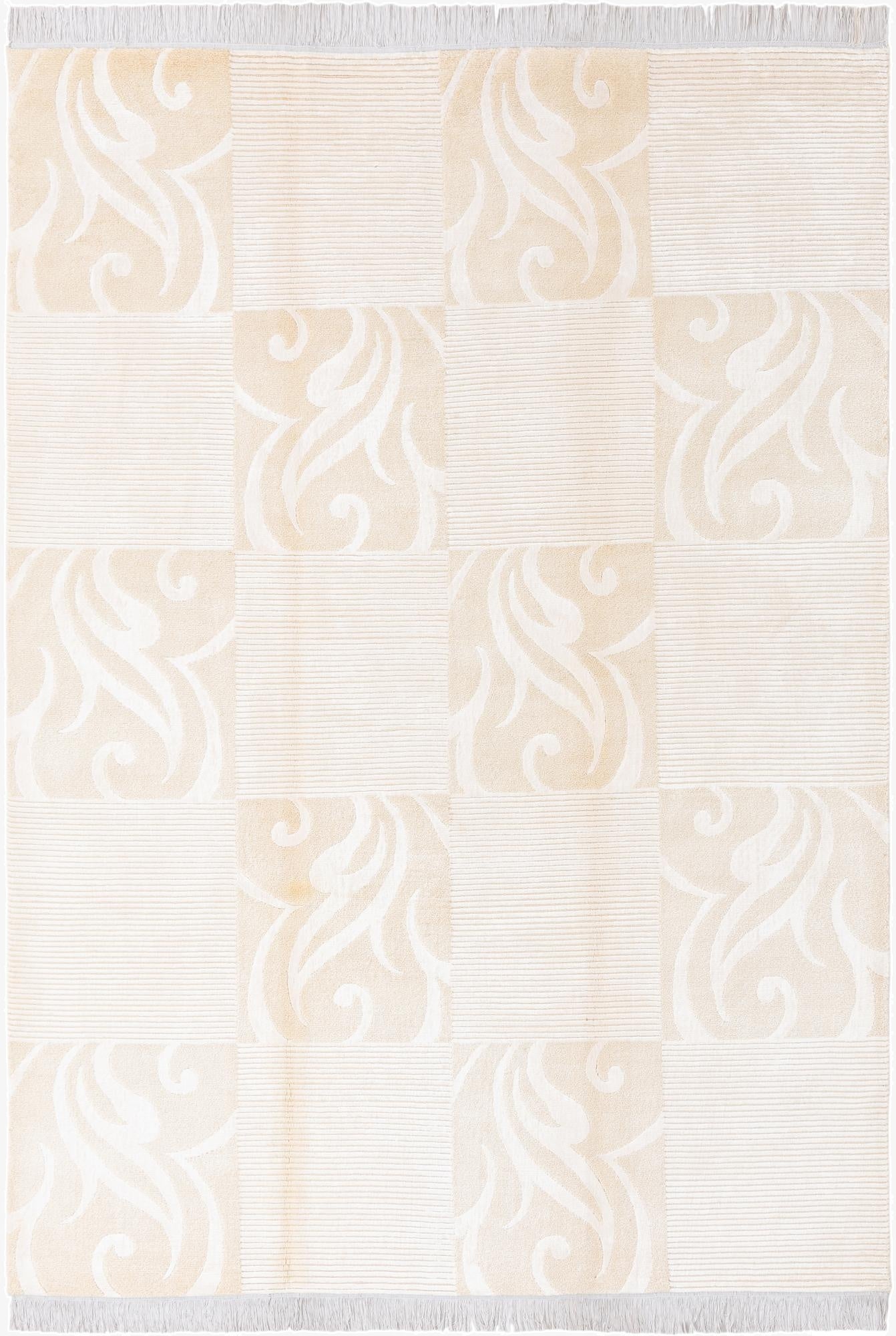  5' 9 x 8' 2  Hand Knotted Darya Wool Rug