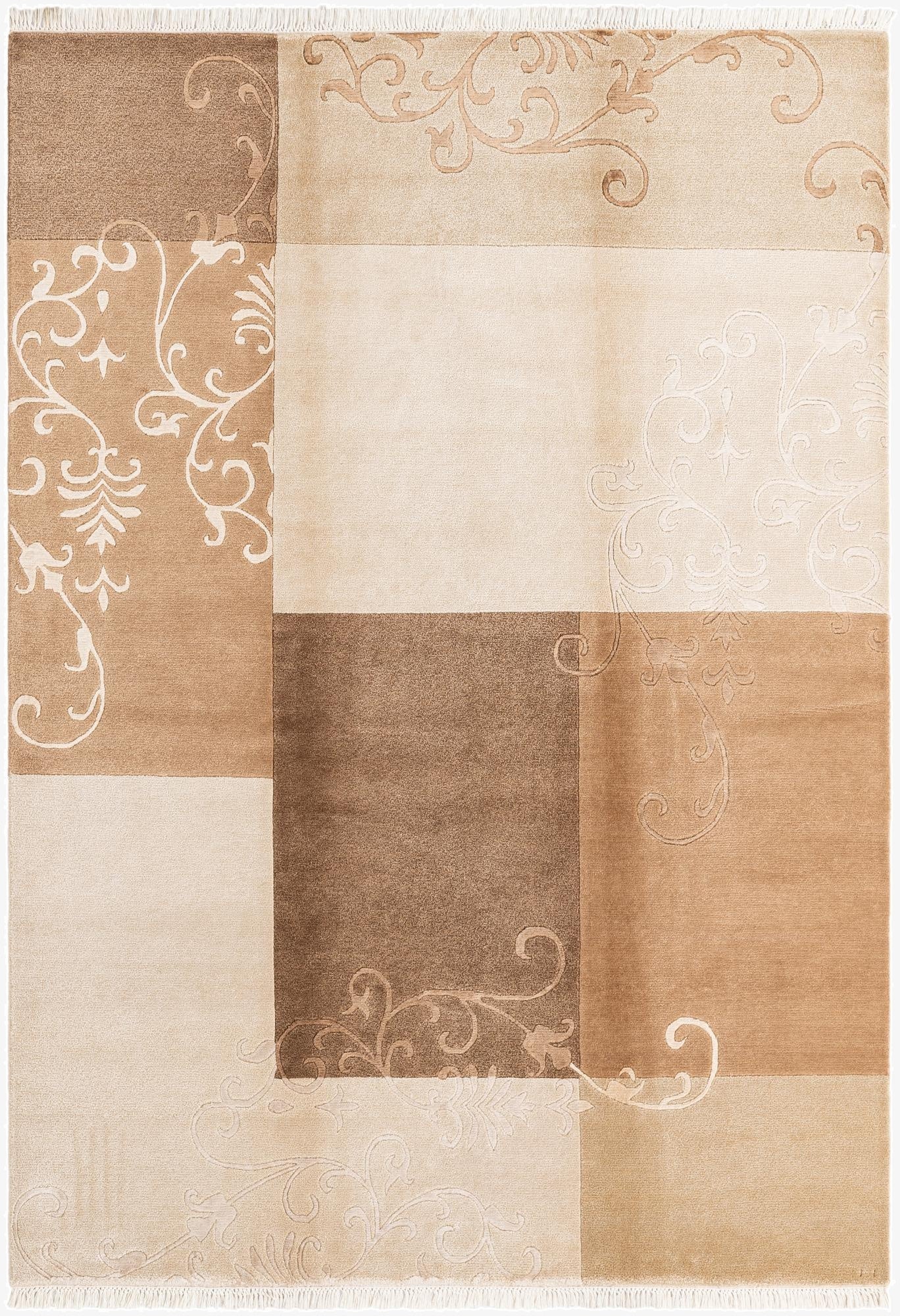  5' 7 x 8'  Hand Knotted Darya Wool Rug