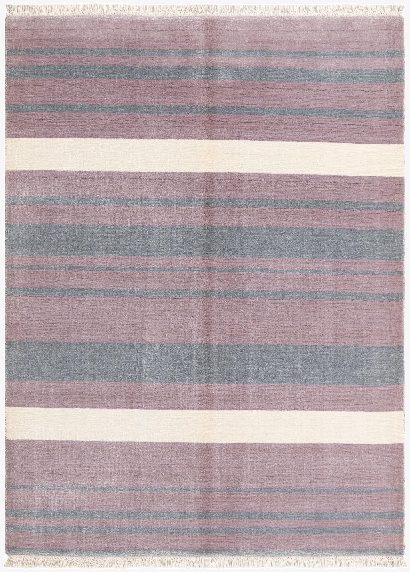  4' 11 x 6' 7  Hand Knotted Darya Wool Rug