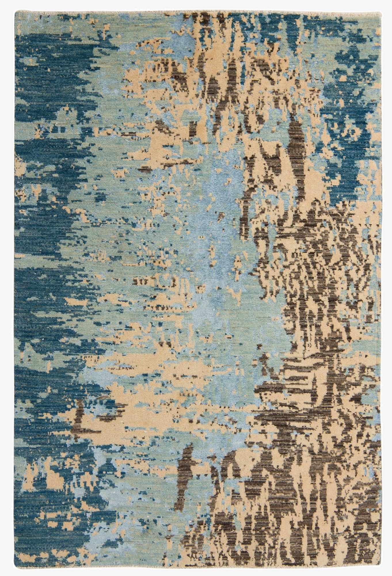  6' 1 x 9' 1  Hand Knotted Darya Rug