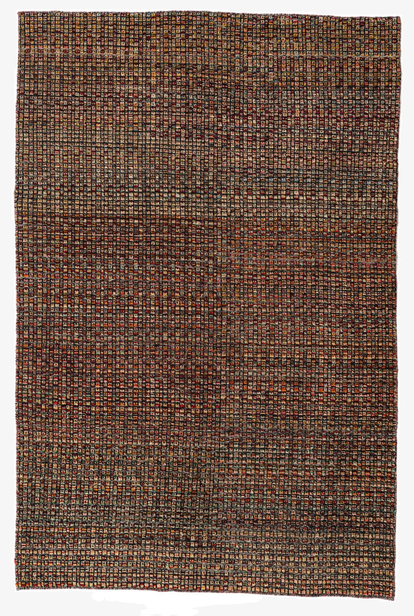  6' 5 x 9' 9  Hand Knotted Darya Wool Rug