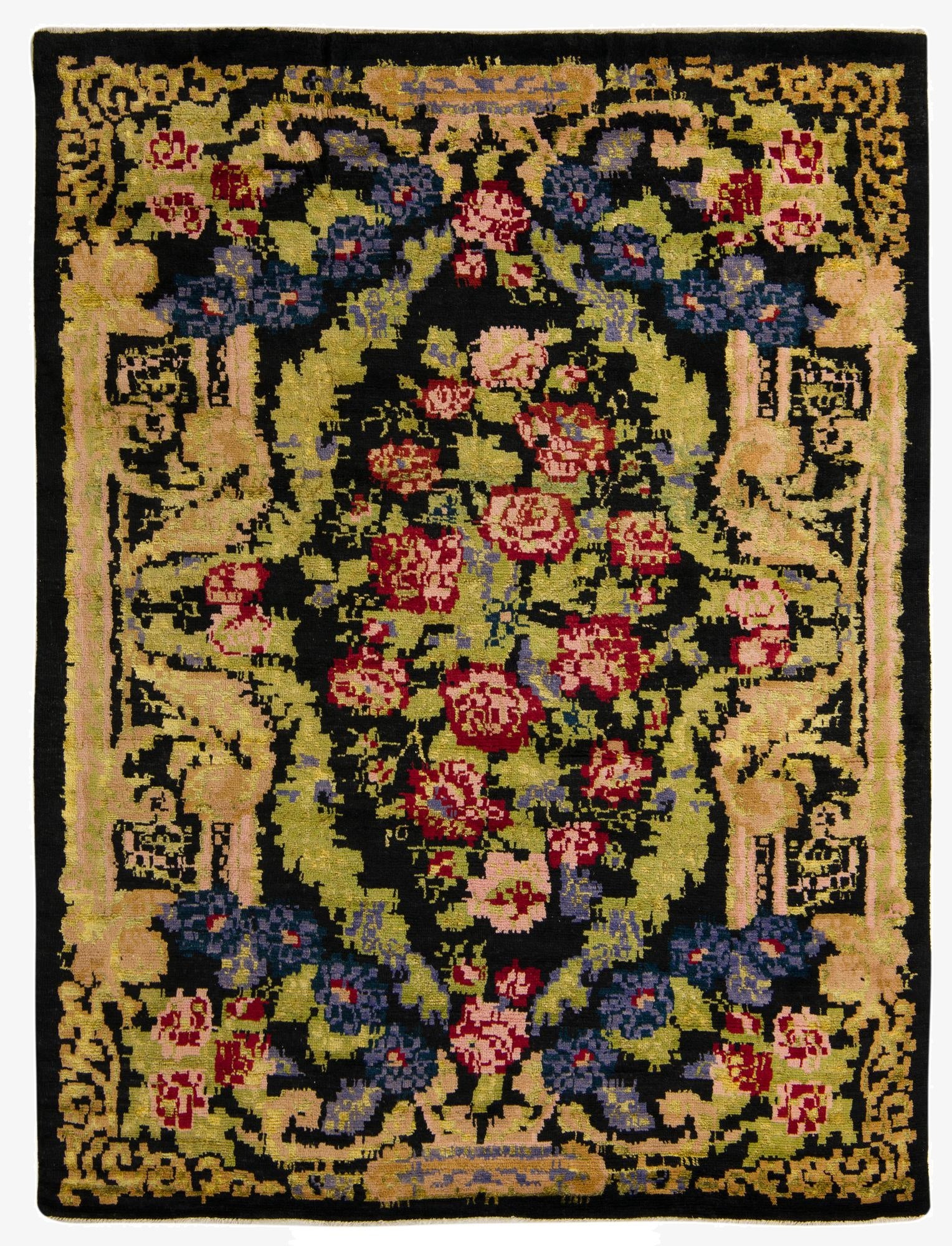  7' 9 x 10' 2  Hand Knotted Darya Rug