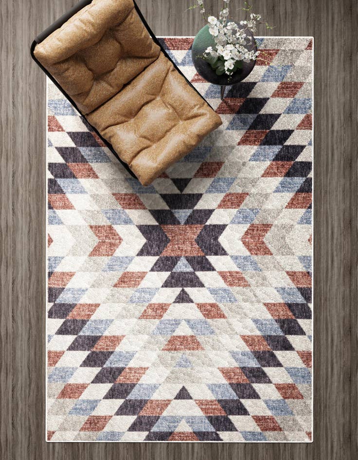 Detail image of  4' x 6' Eco Southwestern Rug